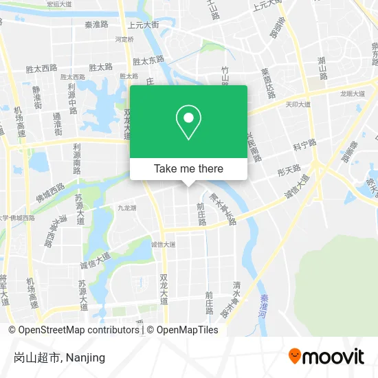 岗山超市 map