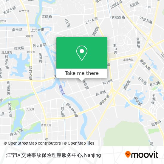 江宁区交通事故保险理赔服务中心 map
