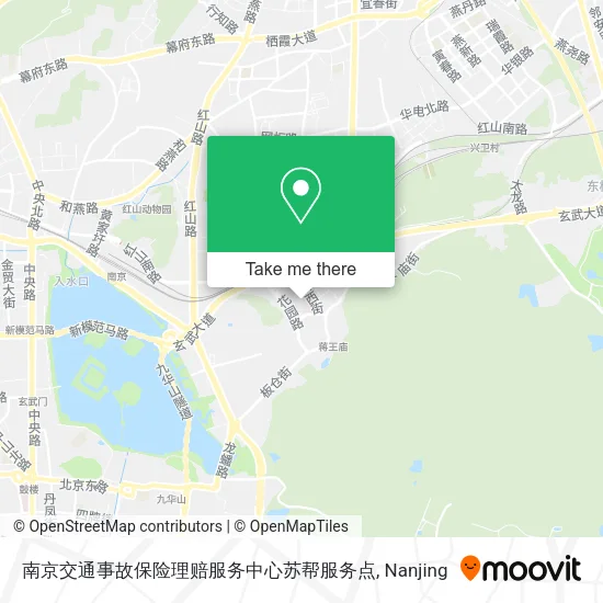 南京交通事故保险理赔服务中心苏帮服务点 map