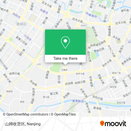 山姆收货区 map