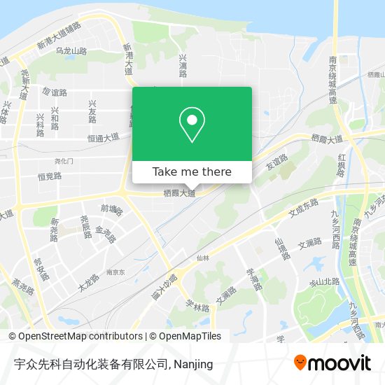 宇众先科自动化装备有限公司 map