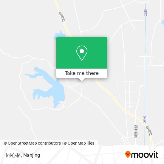 同心桥 map