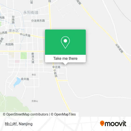 独山村 map