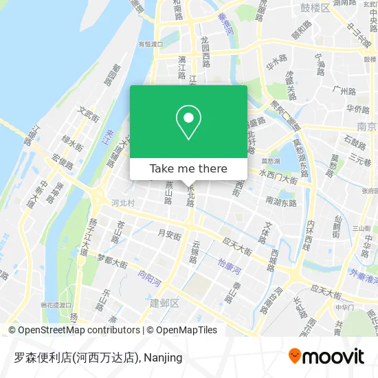 罗森便利店(河西万达店) map