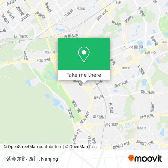 紫金东郡-西门 map