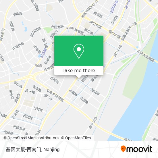 基因大厦-西南门 map