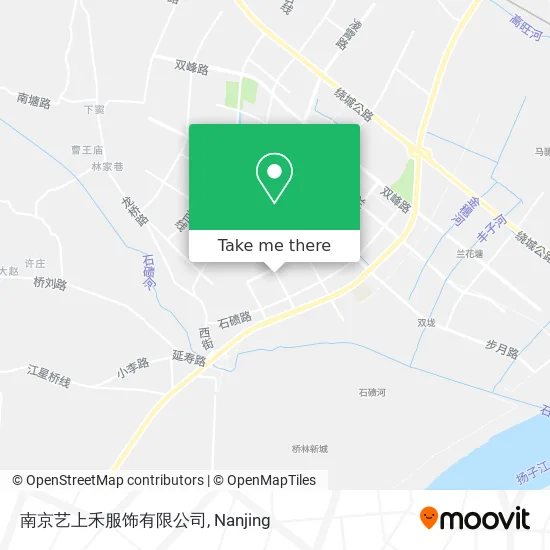 南京艺上禾服饰有限公司 map