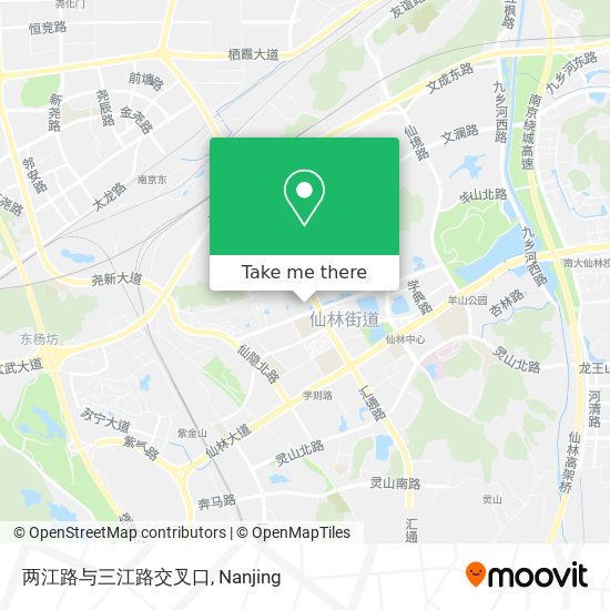 两江路与三江路交叉口 map