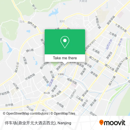 停车场(鼎业开元大酒店西北) map