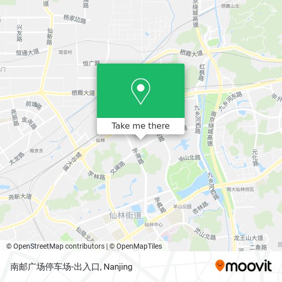 南邮广场停车场-出入口 map