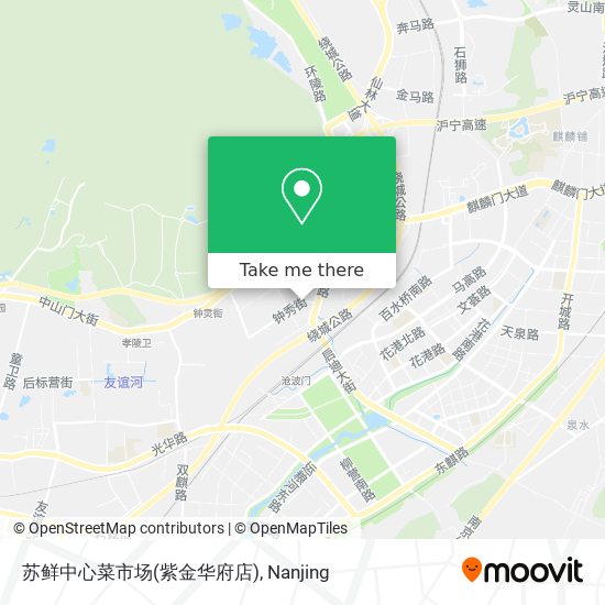 苏鲜中心菜市场(紫金华府店) map