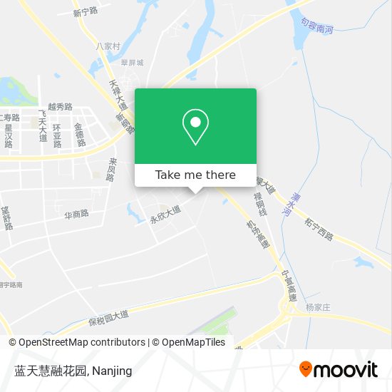 蓝天慧融花园 map