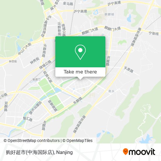 购好超市(中海国际店) map