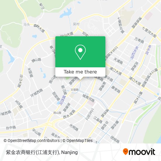 紫金农商银行(江浦支行) map