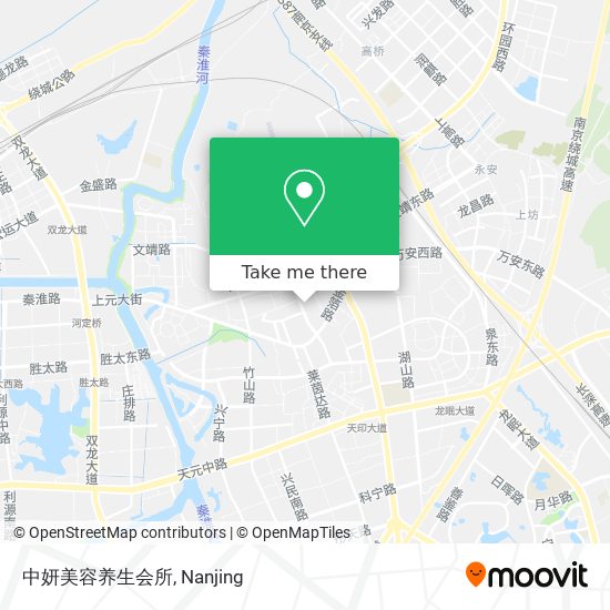 中妍美容养生会所 map