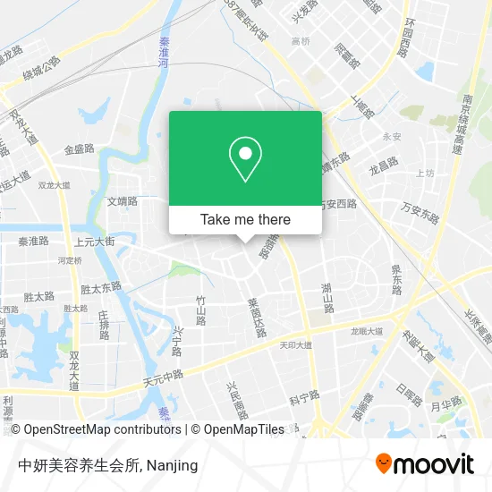 中妍美容养生会所 map