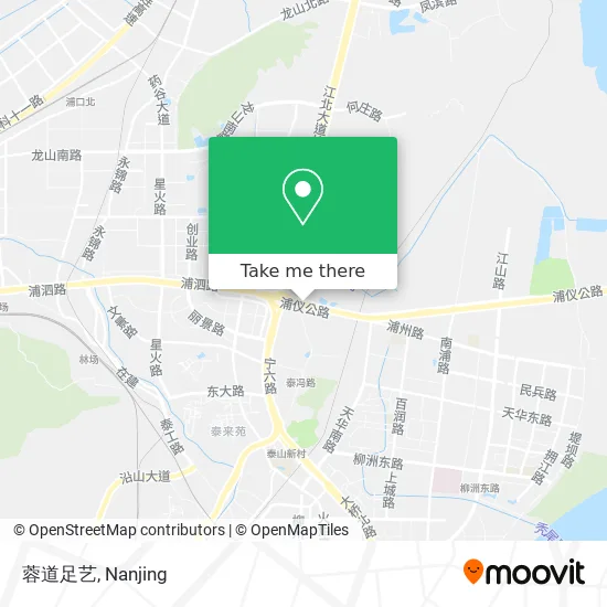 蓉道足艺 map