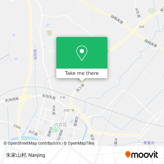 朱家山村 map