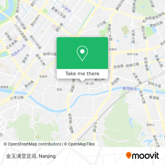 金玉满堂足浴 map