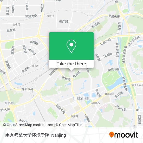 南京师范大学环境学院 map
