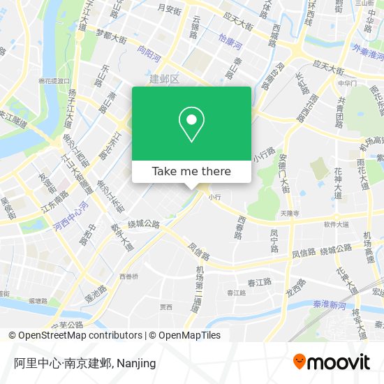 阿里中心·南京建邺 map