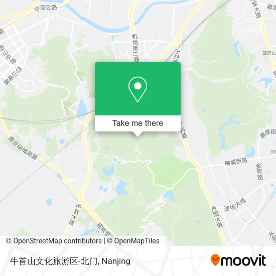 牛首山文化旅游区-北门 map