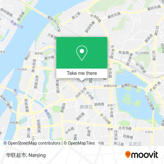 华联超市 map