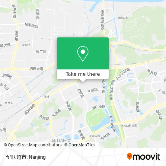 华联超市 map