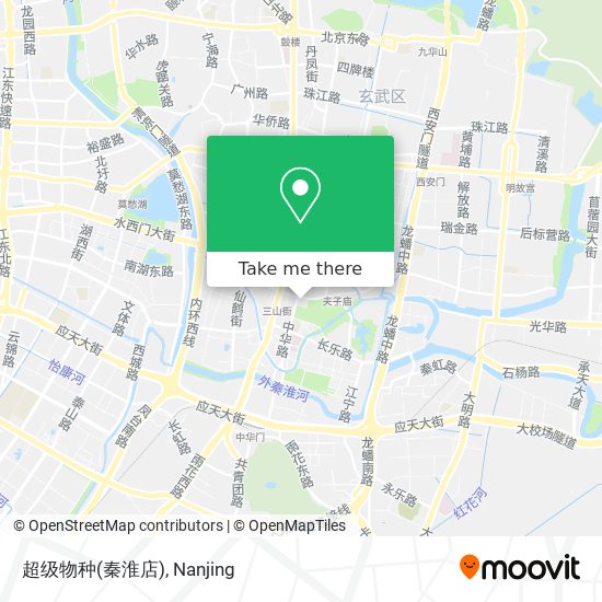 超级物种(秦淮店) map