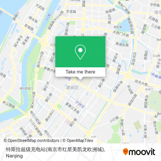 特斯拉超级充电站(南京市红星美凯龙欧洲城) map