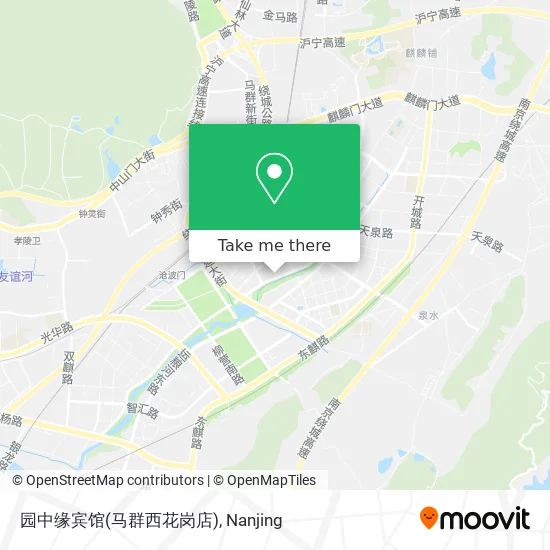园中缘宾馆(马群西花岗店) map