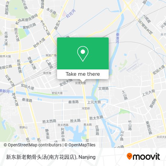 新东新老鹅骨头汤(南方花园店) map