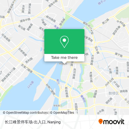 长江峰景停车场-出入口 map