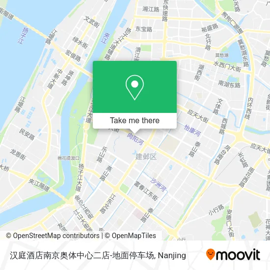 汉庭酒店南京奥体中心二店-地面停车场 map