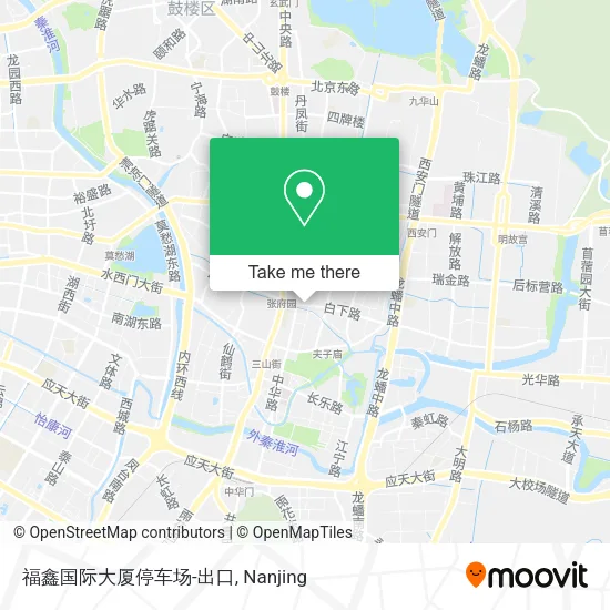 福鑫国际大厦停车场-出口 map