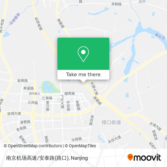 南京机场高速/安泰路(路口) map