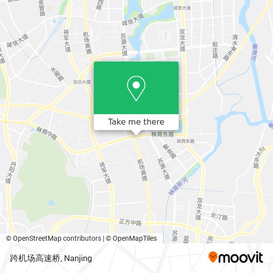 跨机场高速桥 map