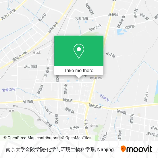 南京大学金陵学院-化学与环境生物科学系 map
