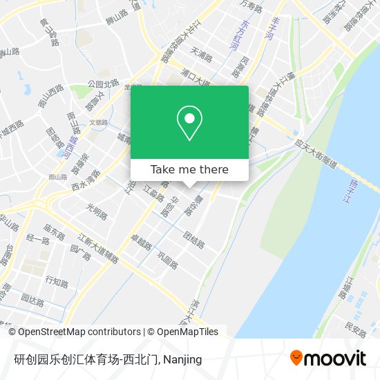 研创园乐创汇体育场-西北门 map