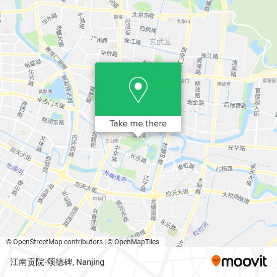 江南贡院-颂德碑 map