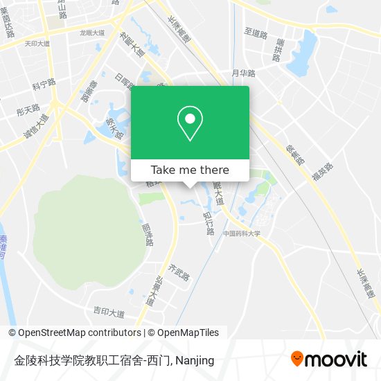 金陵科技学院教职工宿舍-西门 map