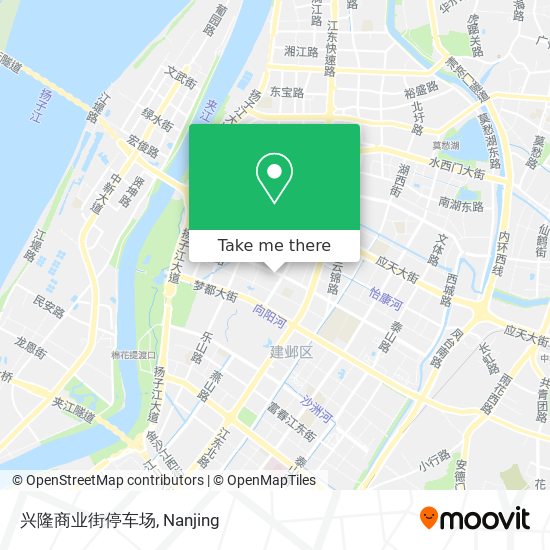 兴隆商业街停车场 map