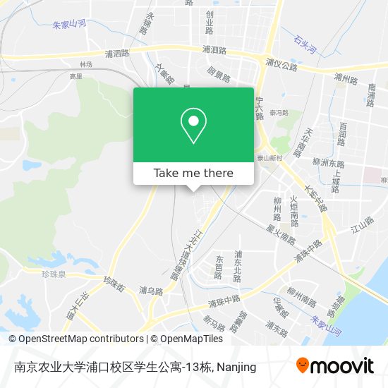 南京农业大学浦口校区学生公寓-13栋 map