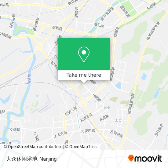 大众休闲浴池 map