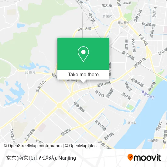 京东(南京顶山配送站) map