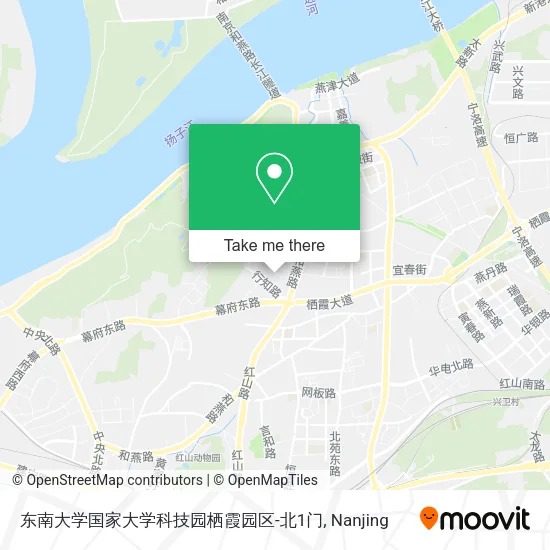 东南大学国家大学科技园栖霞园区-北1门 map