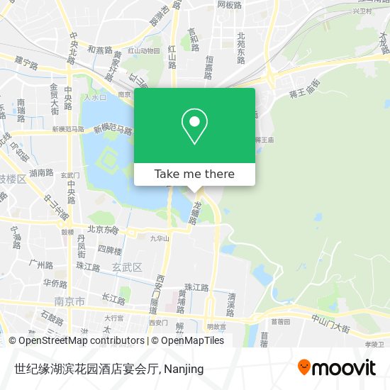 世纪缘湖滨花园酒店宴会厅 map