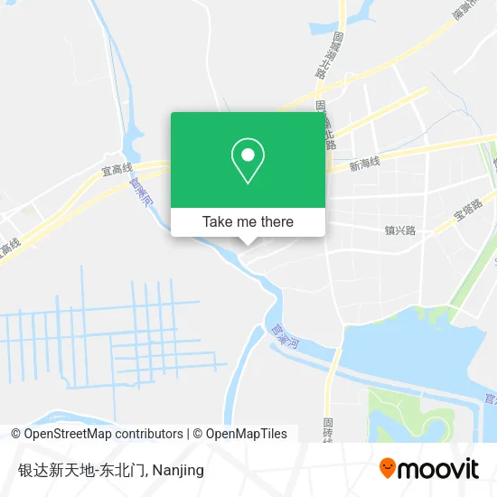 银达新天地-东北门 map