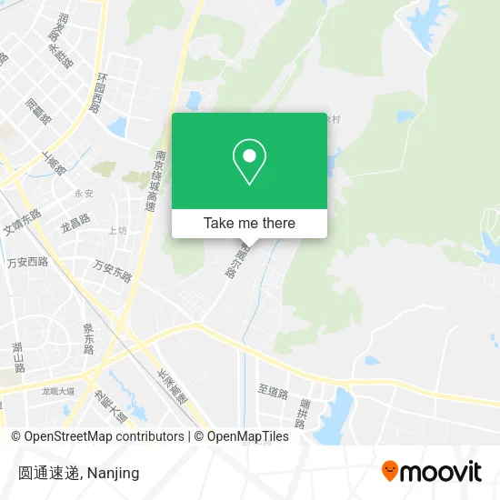圆通速递 map