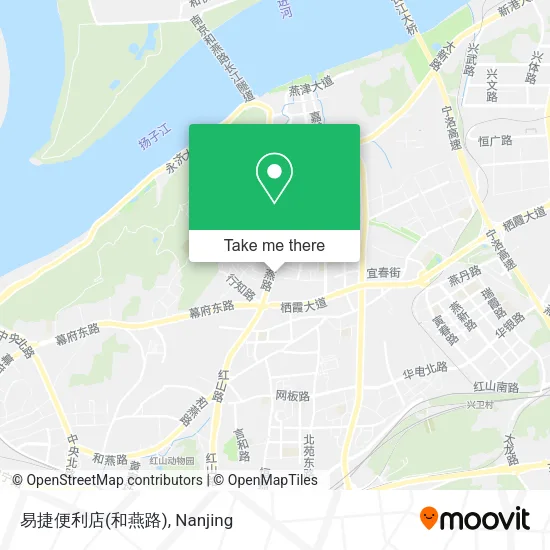 易捷便利店(和燕路) map